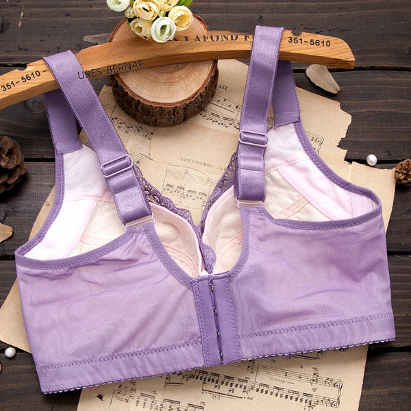 Wide Strap Lace Bra
