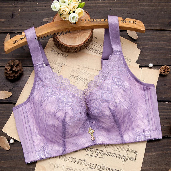 Wide Strap Lace Bra
