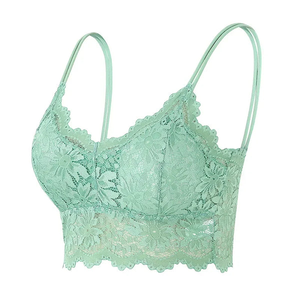 Lace Support Bra with Structured Design